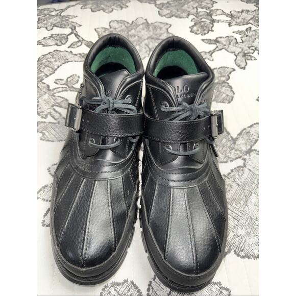 Polo Ralph Lauren Men's Black Dover III Boots Black Size 13 D - Picture 3 of 8